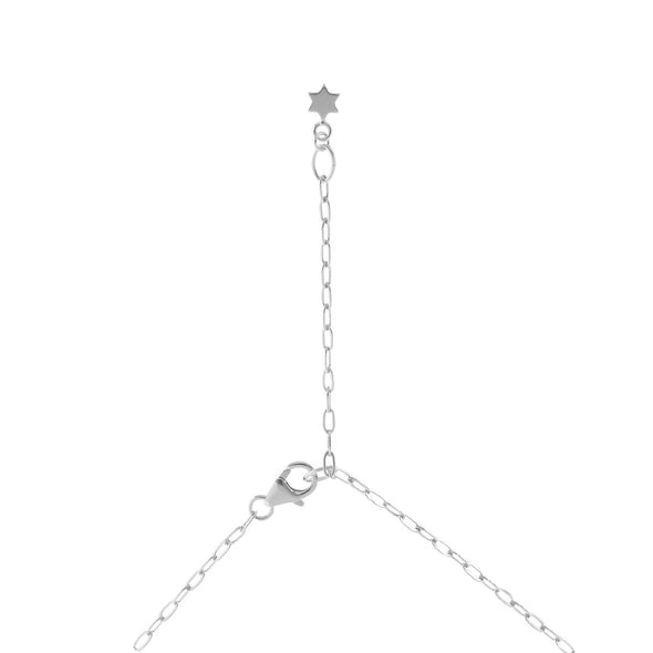 End star on chain necklace