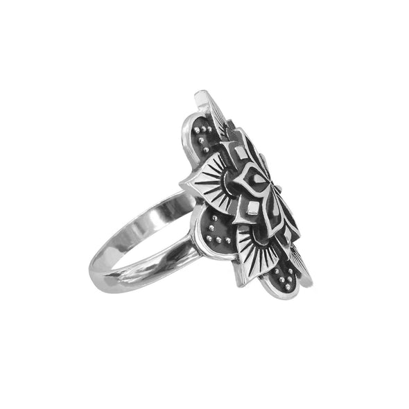 Mandala Flower Ring | Large