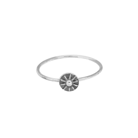Mandala Mini Sun Ring