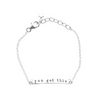 Sterling silver hand-stamped bracelet - you got this