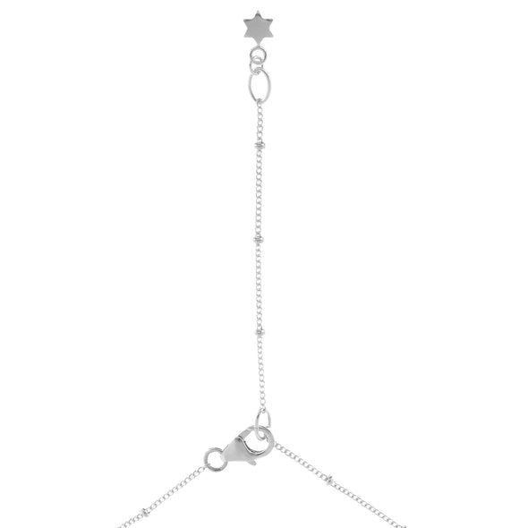 Sterling Silver Chain adjustable end with star