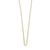 Gold cable chain necklace
