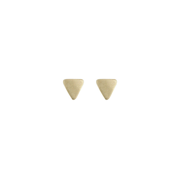 Timeless Gold Triangle Studs